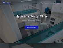 Tablet Screenshot of naparimadentalclinic.com